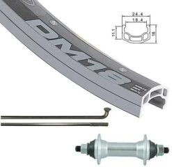 Alex DM18 Black/Formula FM-21 26-inch Front 9 Alex DM18 Black/Formula FM-21 26-inch Front -Shift N Wheel Sales the wheel shop double wall 26 inch alex dm 18 formula fm 21 front 308180 1 12 2