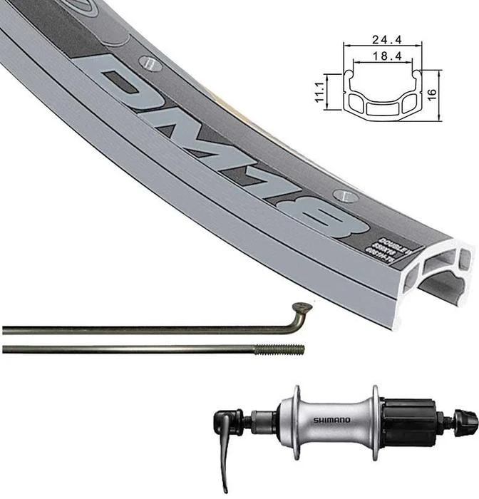 Alex DM18 Black/Shimano Acera FH-T3000 26-inch Rear 7 Alex DM18 Black/Shimano Acera FH-T3000 26-inch Rear - Image 5