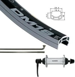 Alex DM-18/Shimano Acera HB-T3000 700c Front -Shift N Wheel Sales the wheel shop touring 700c alex dm 18 shimano acera hb t3000 front 308336 1 12 2