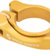 Wolf-tooth Wolf Tooth Components Quick Release Seatpost Clamp - 34.9mm, Gold -Shift N Wheel Sales wolf tooth wolf tooth components quick release seatpost clamp 34.9mm gold 457448 3364160 1