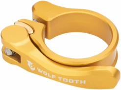 Wolf-tooth Wolf Tooth Components Quick Release Seatpost Clamp - 34.9mm, Gold